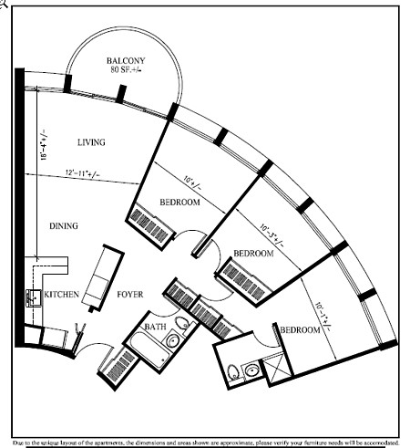 Floorplans Carillon Tower San Francisco Ca