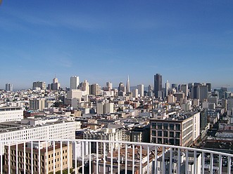 View from the top - typical "C"and "D" balcony views.